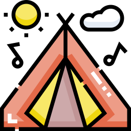 camping zelt icon