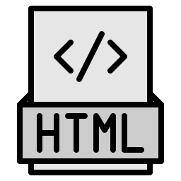 html 파일 icon