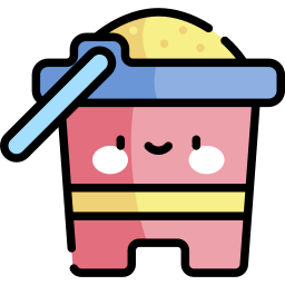 Sand bucket icon