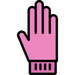 Cleaning gloves icon