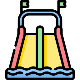 Water slide icon