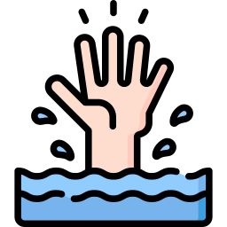 Drowning icon