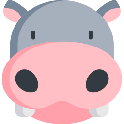 Hippopotamus icon