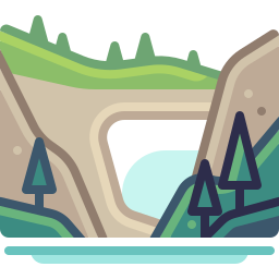 Natural bridge icon