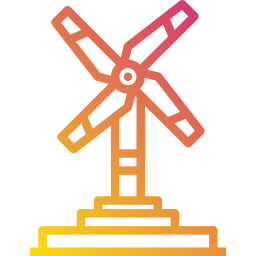 Wind turbine icon