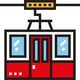 Cable car cabin icon