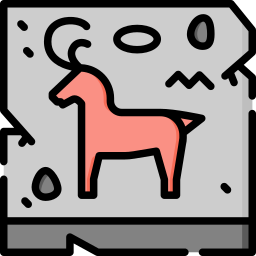 Cave painting icon