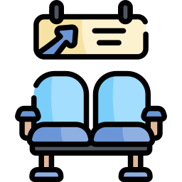 Waiting room icon