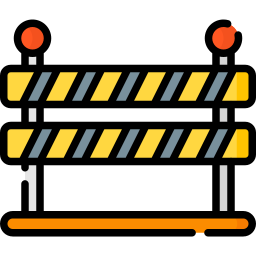 Road block icon