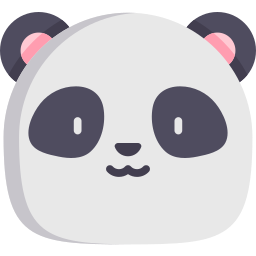 miś panda ikona