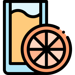 Orange juice icon