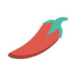 rote chilischote icon