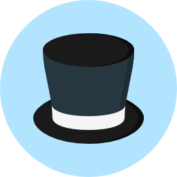 Top hat icon