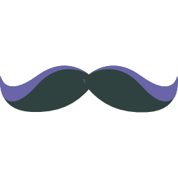 bigode Ícone