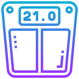 Bathroom scale icon