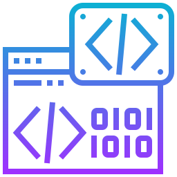 Binary code icon