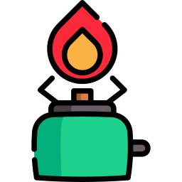 Camping gas icon