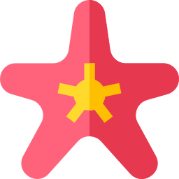 Estrelas do mar Ícone