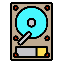 Hard disk icon