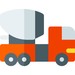 Mixer truck icon