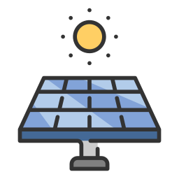 Solar panel icon