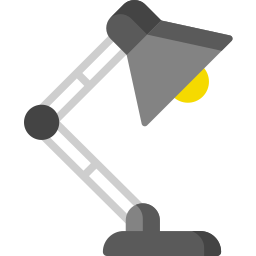 Desk lamp icon