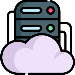 archiviazione cloud icona