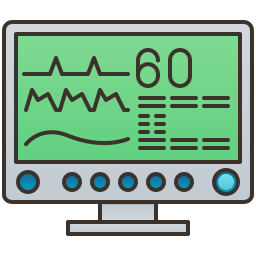 Monitor de frequência cardíaca Ícone