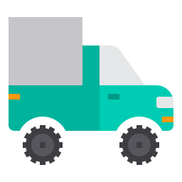 Cargo truck icon