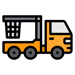 Crane truck icon