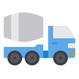 Concrete mixer icon