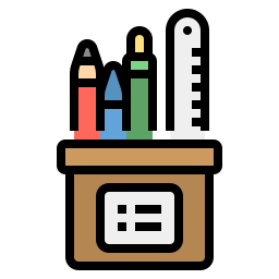 Pencil box icon