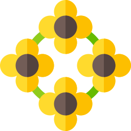 Floral design icon