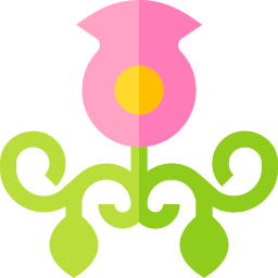 Floral design icon