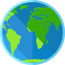 Planet earth icon