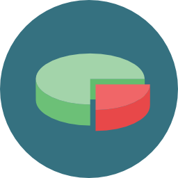 diagramme circulaire Icône