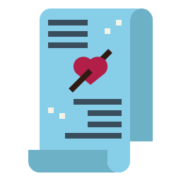 Love letter icon