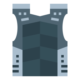 Bulletproof vest icon