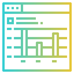 graphique à barres Icône