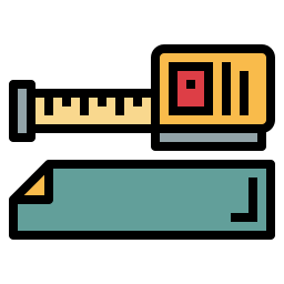 Measure tape icon