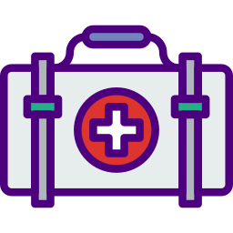 First aid kit icon