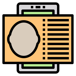 Contact card icon