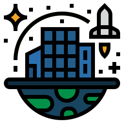 colonisation spatiale Icône