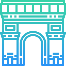 arc de triomphe Icône