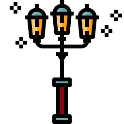 éclairage public Icône