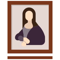 Mona lisa icon