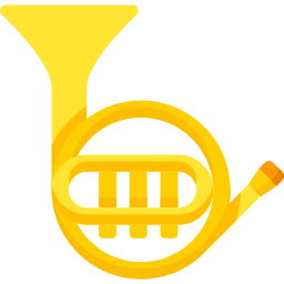 French horn icon