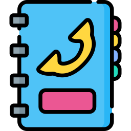 Phone book icon