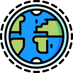 Planet earth icon