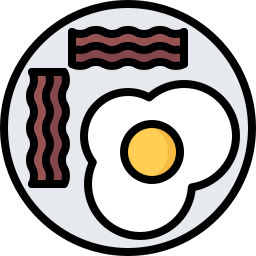 Fried eggs icon